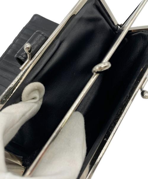 Y's（ワイズ）Y's (ワイズ) がま口財布 ブラックの古着・服飾アイテム