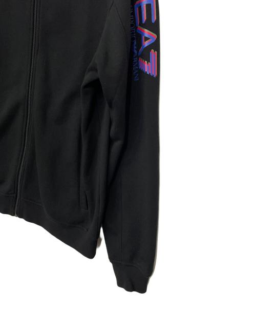 EMPORIO ARMANI（エンポリオアルマーニ）EMPORIO ARMANI (エンポリオアルマーニ) ジップスウェット ブラック サイズ:XLの古着・服飾アイテム