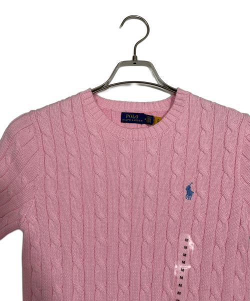 POLO RALPH LAUREN（ポロ・ラルフローレン）POLO RALPH LAUREN (ポロ・ラルフローレン) ポニー刺繍半袖ニット サイズ:Mの古着・服飾アイテム