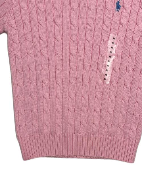 POLO RALPH LAUREN（ポロ・ラルフローレン）POLO RALPH LAUREN (ポロ・ラルフローレン) ポニー刺繍半袖ニット サイズ:Mの古着・服飾アイテム
