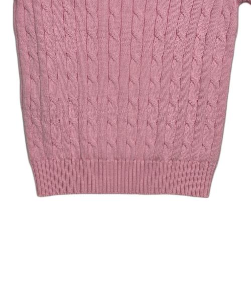 POLO RALPH LAUREN（ポロ・ラルフローレン）POLO RALPH LAUREN (ポロ・ラルフローレン) ポニー刺繍半袖ニット サイズ:Mの古着・服飾アイテム