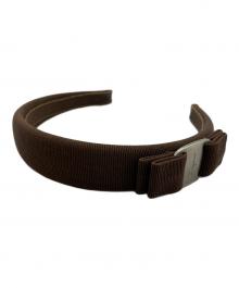 Ferragamo（フェラガモ）の古着「カチューシャ」｜ブラウン