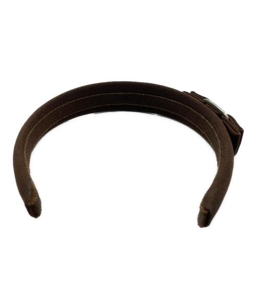 Ferragamo（フェラガモ）Ferragamo (フェラガモ) カチューシャ ブラウンの古着・服飾アイテム