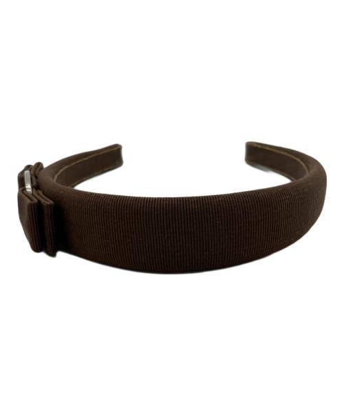 Ferragamo（フェラガモ）Ferragamo (フェラガモ) カチューシャ ブラウンの古着・服飾アイテム