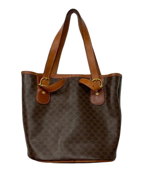 CELINE（セリーヌ）CELINE (セリーヌ) トリオンフショルダーバッグ ブラウンの古着・服飾アイテム