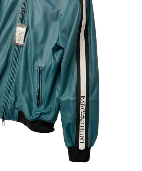 EMPORIO ARMANI（エンポリオアルマーニ）EMPORIO ARMANI (エンポリオアルマーニ) ブルゾン グリーン サイズ:54の古着・服飾アイテム