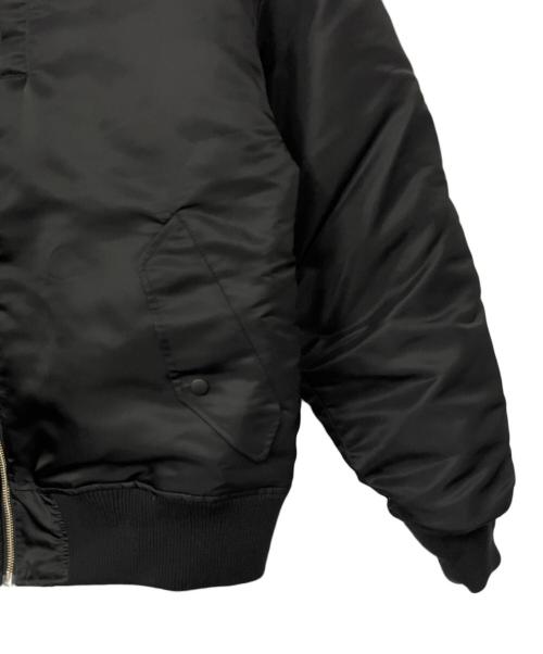 RVCA（ルーカ）RVCA (ルーカ) MA-1ジャケット ブラック サイズ:Mの古着・服飾アイテム