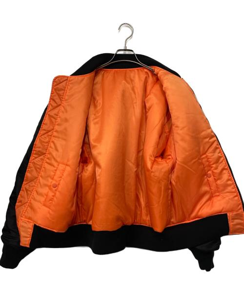 RVCA（ルーカ）RVCA (ルーカ) MA-1ジャケット ブラック サイズ:Mの古着・服飾アイテム