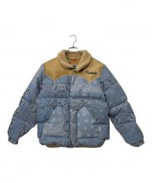 MINDSEEKER×RockyMountainFeatherBed（マインドシーカー×ロッキーマウンテンフェザーベッド）の古着「ダウンジャケット」｜ブルー