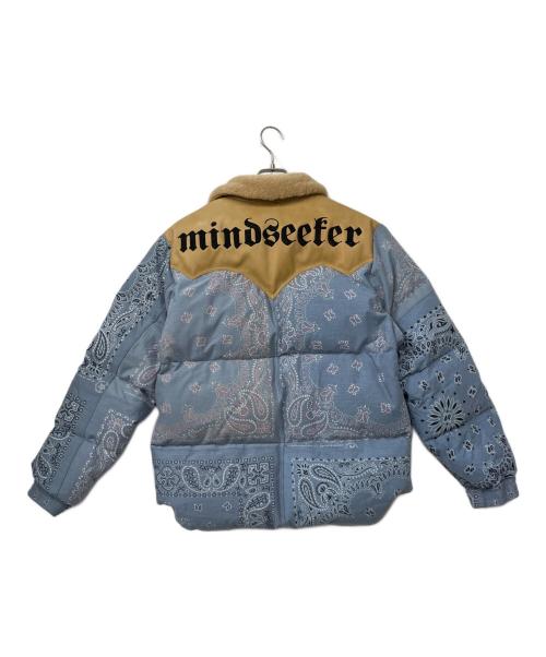 MINDSEEKER（マインドシーカー）MINDSEEKER (マインドシーカー) RockyMountainFeatherBed (ロッキーマウンテンフェザーベッド) ダウンジャケット ブルー サイズ:44の古着・服飾アイテム