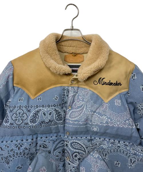 MINDSEEKER（マインドシーカー）MINDSEEKER (マインドシーカー) RockyMountainFeatherBed (ロッキーマウンテンフェザーベッド) ダウンジャケット ブルー サイズ:44の古着・服飾アイテム