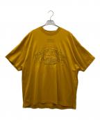 VTMNTSブイティーエムエヌティーエス）の古着「カレッジロゴ オーバーサイズ 半袖 Tシャツ」｜マスタード