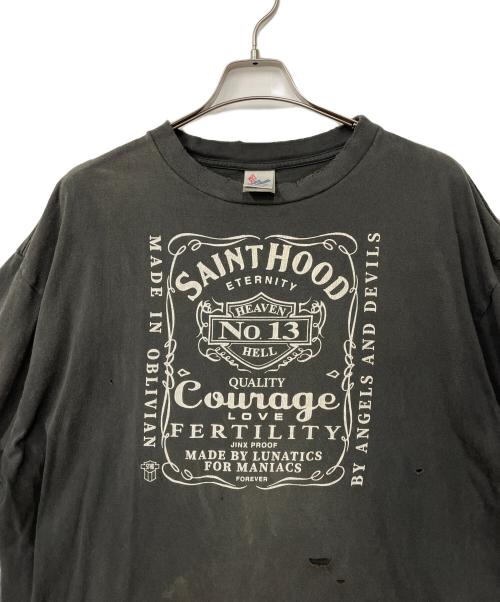 SAINT Mxxxxxx（セントマイケル）SAINT Mxxxxxx (セントマイケル) NEIGHBORHOOD (ネイバーフッド) Tシャツ ブラック サイズ:XXLの古着・服飾アイテム