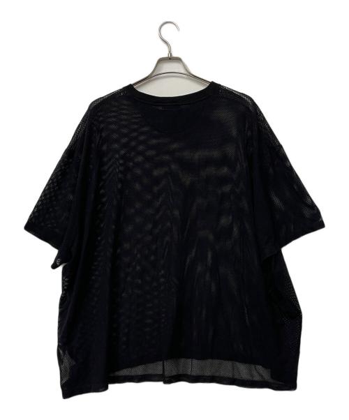 VALENTINO（ヴァレンティノ）VALENTINO (ヴァレンティノ) メッシュカットソー ブラック サイズ:XLの古着・服飾アイテム