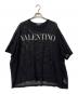 VALENTINO（ヴァレンティノ）の古着「メッシュカットソー」｜ブラック