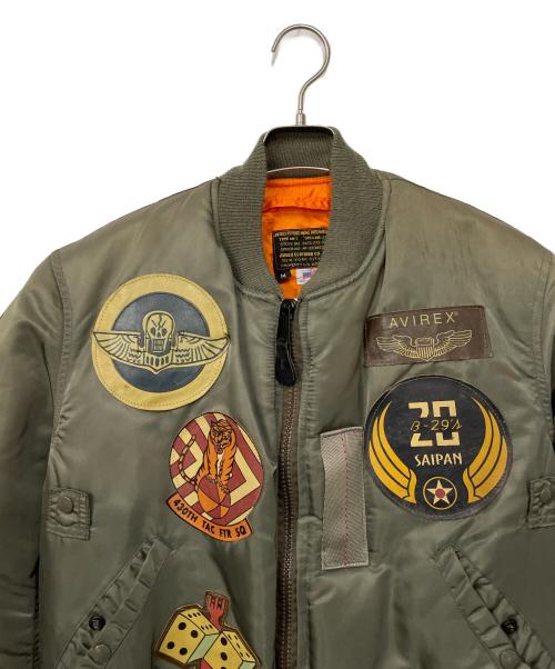 AVIREX（アヴィレックス）AVIREX (アヴィレックス) MA-1ジャケット オリーブ サイズ:Mの古着・服飾アイテム