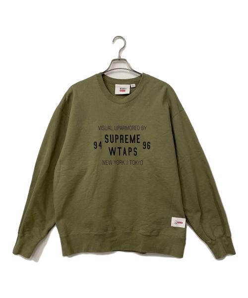 SUPREME（シュプリーム）SUPREME (シュプリーム) WTAPS (ダブルタップス) スウェット オリーブ サイズ:XLの古着・服飾アイテム