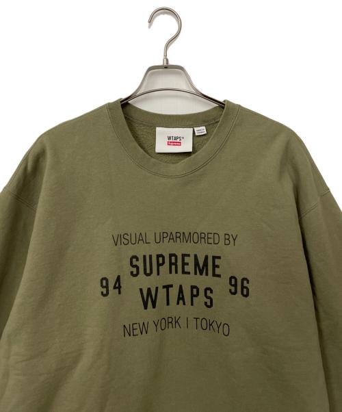SUPREME（シュプリーム）SUPREME (シュプリーム) WTAPS (ダブルタップス) スウェット オリーブ サイズ:XLの古着・服飾アイテム