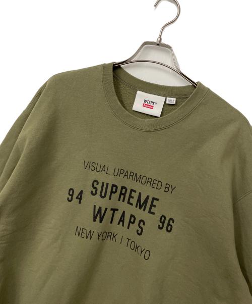 SUPREME（シュプリーム）SUPREME (シュプリーム) WTAPS (ダブルタップス) スウェット オリーブ サイズ:XLの古着・服飾アイテム