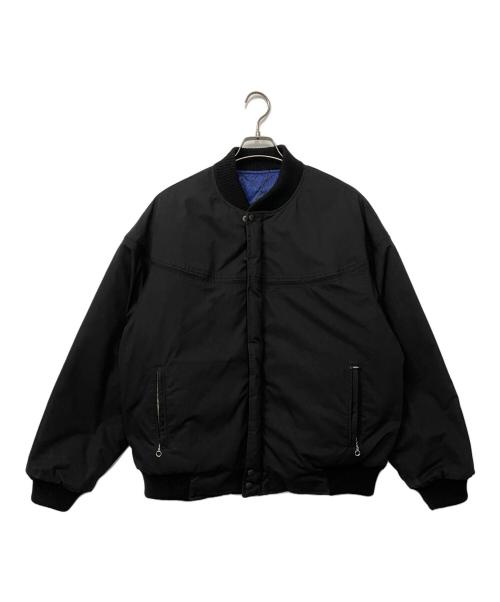 CHALLENGER（チャレンジャー）CHALLENGER (チャレンジャー) リバーシブルダービーダウンジャケット ブラック×ブルー サイズ:Lの古着・服飾アイテム