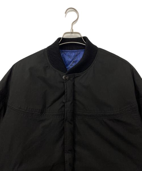 CHALLENGER（チャレンジャー）CHALLENGER (チャレンジャー) リバーシブルダービーダウンジャケット ブラック×ブルー サイズ:Lの古着・服飾アイテム