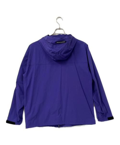 JACK BUNNY（ジャックバニー）JACK BUNNY (ジャックバニー) フード付フルジップブルゾン パープル×ブラック サイズ:5の古着・服飾アイテム