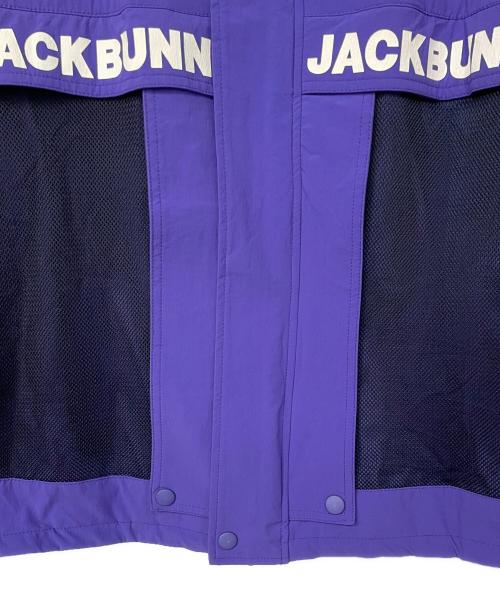 JACK BUNNY（ジャックバニー）JACK BUNNY (ジャックバニー) フード付フルジップブルゾン パープル×ブラック サイズ:5の古着・服飾アイテム