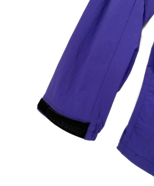 JACK BUNNY（ジャックバニー）JACK BUNNY (ジャックバニー) フード付フルジップブルゾン パープル×ブラック サイズ:5の古着・服飾アイテム