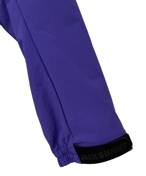 JACK BUNNY（ジャックバニー）JACK BUNNY (ジャックバニー) フード付フルジップブルゾン パープル×ブラック サイズ:5の古着・服飾アイテム