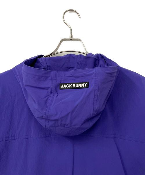 JACK BUNNY（ジャックバニー）JACK BUNNY (ジャックバニー) フード付フルジップブルゾン パープル×ブラック サイズ:5の古着・服飾アイテム