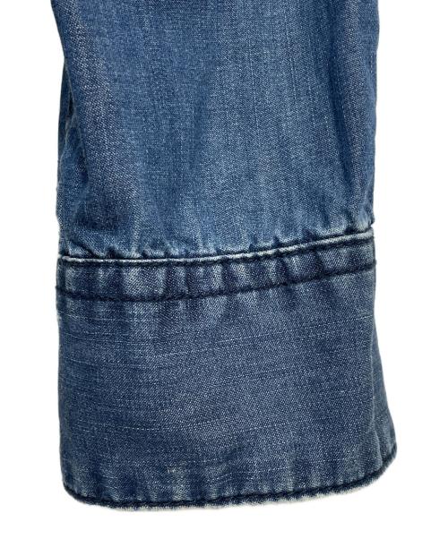 ARMANI JEANS（アルマーニジーンズ）ARMANI JEANS (アルマーニジーンズ) ダンガリーシャツ インディゴ サイズ:Lの古着・服飾アイテム