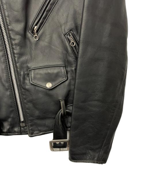 Schott（ショット）Schott (ショット) レザーライダースジャケット ブラック サイズ:36の古着・服飾アイテム