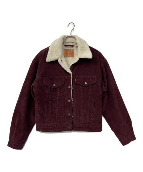 LEVI'S（リーバイス）LEVI'S (リーバイス) 裏ボアジャケット ワインレッド サイズ:Sの古着・服飾アイテム