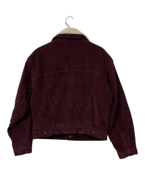 LEVI'S（リーバイス）LEVI'S (リーバイス) 裏ボアジャケット ワインレッド サイズ:Sの古着・服飾アイテム