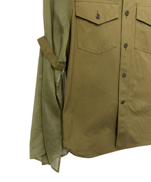 HYKE（ハイク）HYKE (ハイク) ミリタリーシャツ オリーブ サイズ:1の古着・服飾アイテム