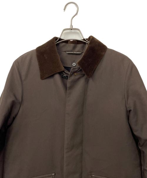 Traditional Weatherwear（トラディショナルウェザーウェア）Traditional Weatherwear (トラディショナルウェザーウェア) ステンカラーコート ブラウン サイズ:38の古着・服飾アイテム
