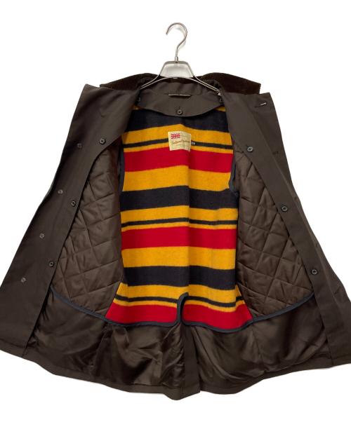 Traditional Weatherwear（トラディショナルウェザーウェア）Traditional Weatherwear (トラディショナルウェザーウェア) ステンカラーコート ブラウン サイズ:38の古着・服飾アイテム