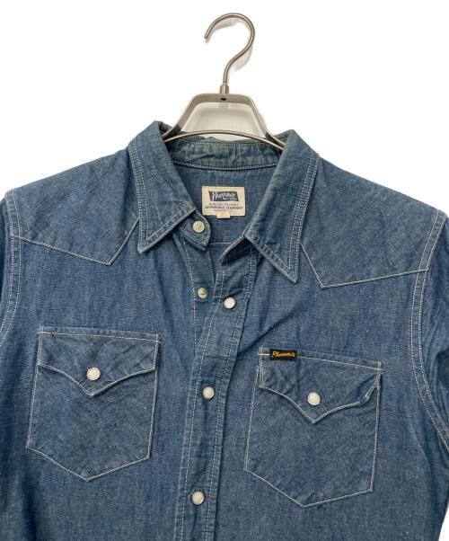 Pherrow's（フェローズ）Pherrow's (フェローズ) ワークシャツ インディゴ サイズ:38の古着・服飾アイテム