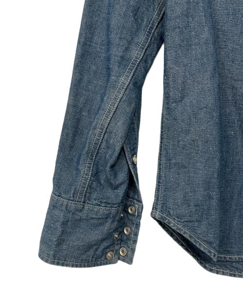 Pherrow's（フェローズ）Pherrow's (フェローズ) ワークシャツ インディゴ サイズ:38の古着・服飾アイテム