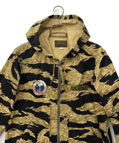 BUZZ RICKSON'S（バズリクソンズ）BUZZ RICKSON'S (バズリクソンズ) Vintage PEANUTS (ヴィンテージピーナッツ) ゴールド タイガー ストライプ ウエット ウエザー サイズ:38の古着・服飾アイテム