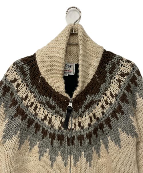 HOUSTON（ヒューストン）HOUSTON (ヒューストン) カウチンニットカーディガン サイズ:Lの古着・服飾アイテム