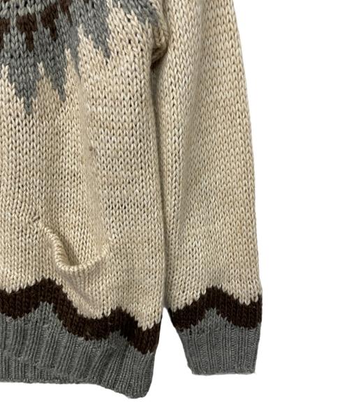 HOUSTON（ヒューストン）HOUSTON (ヒューストン) カウチンニットカーディガン サイズ:Lの古着・服飾アイテム