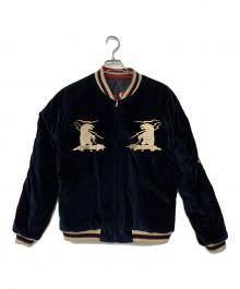 TAILOR TOYO（テーラー東洋）の古着「Velveteen Souvenir Jacket “MOUNTAIN GOAT” × ALASKAN FLAG」