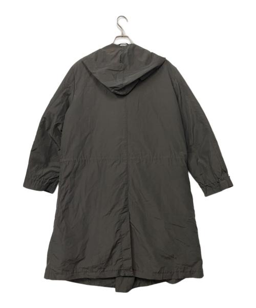 PAPAS（パパス）PAPAS (パパス) ダウンライナー付フーデッドコート グレー サイズ:48/Mの古着・服飾アイテム