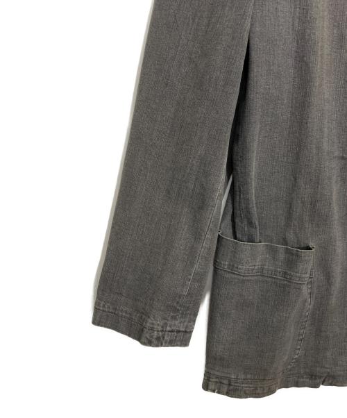 PAPAS（パパス）PAPAS (パパス) テーラードジャケット グレー サイズ:Mの古着・服飾アイテム