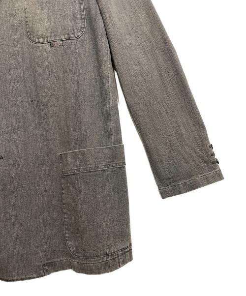 PAPAS（パパス）PAPAS (パパス) テーラードジャケット グレー サイズ:Mの古着・服飾アイテム