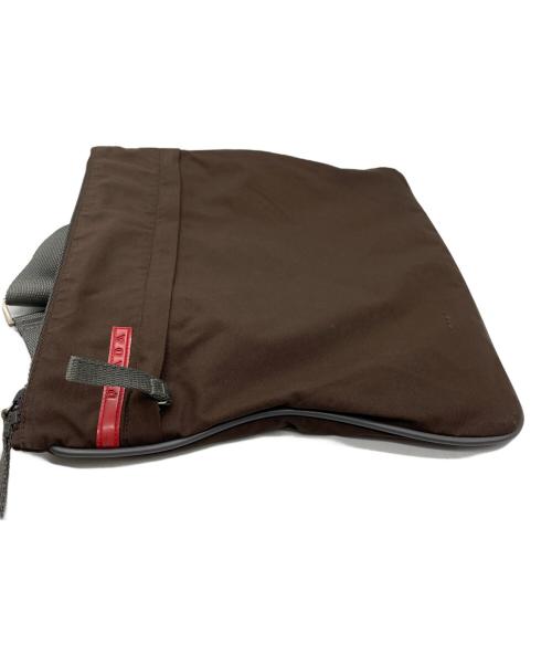 PRADA SPORTS（プラダスポーツ）PRADA SPORTS (プラダスポーツ) ナイロンショルダーバッグ ブラウンの古着・服飾アイテム