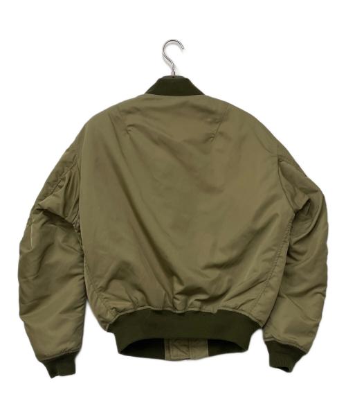 HOUSTON（ヒューストン）HOUSTON (ヒューストン) フライトジャケット カーキ サイズ:42の古着・服飾アイテム