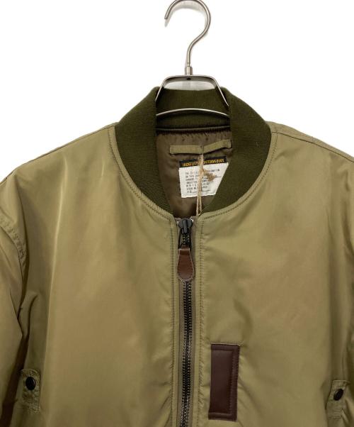 HOUSTON（ヒューストン）HOUSTON (ヒューストン) フライトジャケット カーキ サイズ:42の古着・服飾アイテム