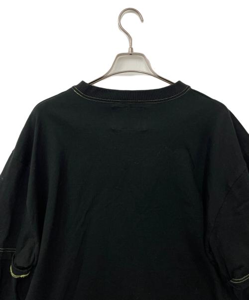 Hood By Air（フッドバイエアー）Hood By Air (フッドバイエアー) カットソー ブラック サイズ:XLの古着・服飾アイテム